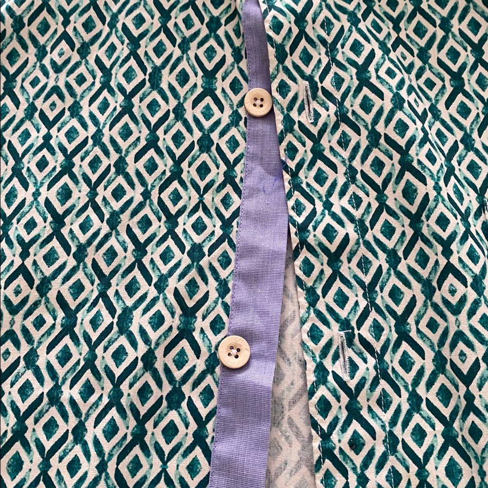 Tommy Bahama silk button front shirt sleeve camp shirt - Picture 4 of 11